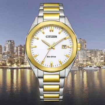 CITIZEN 星辰 GENTS 光動能 八角形 時尚男錶 父親節 禮物推薦 38mm BM7624-82A