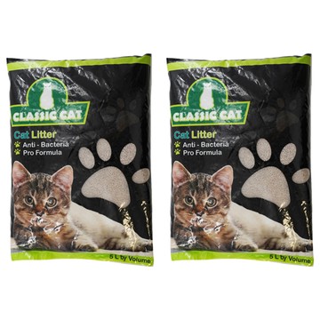 易堆經典系列粗球砂貓砂，5L，抗菌配方  無香味  2袋