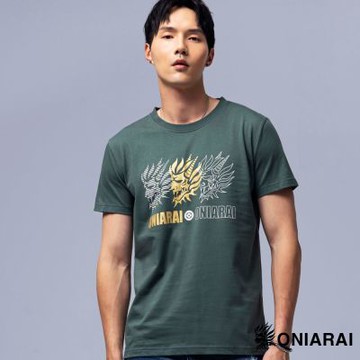 鬼洗 BLUE WAY – 三鬼頭短TEE(墨綠)