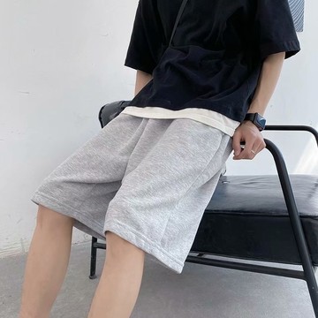 運動短褲男 潮牌ins男生休閑短褲 五分褲男 百搭寬松薄款短褲 純色短褲 休閑短褲男 韓版潮流運動五分褲 清涼透氣短褲