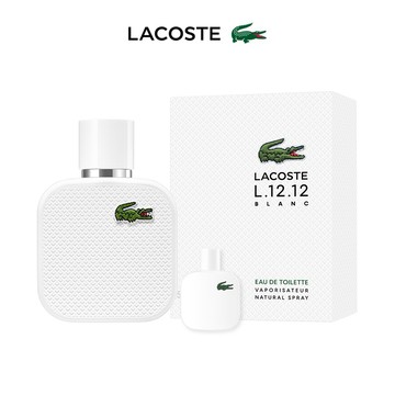 【LACOSTE】經典純白淡香水50ml(贈隨機小香乙瓶)