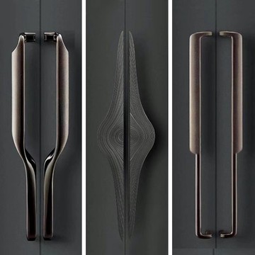 免運附發票 工廠直銷 最低價 輕奢豪華酒店大門拉手中式不銹鋼拉手玻璃門拉手古銅實木定制把手 快速出貨CH8888