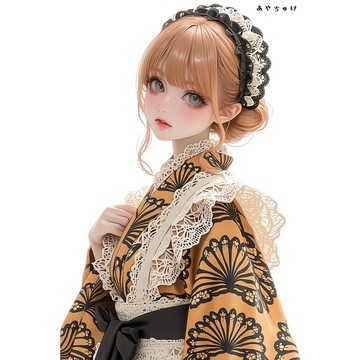 【9 月新品】07-144-0336 人物貼紙 幻想復古浪漫喫茶