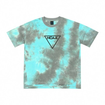 NCAA 短T 中性 灰藍 渲染 棉 休閒 男女 7225100410