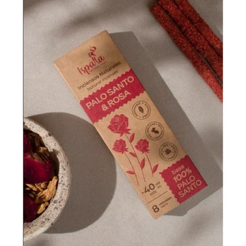 【Ispalla】聖木+ 玫瑰粗線香  線香 聖木線香 玫瑰線香 淨化 療癒