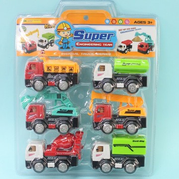 6款入貫性工程車 回力工程車 987K(卡裝)/一卡6款入(促299) 城市建設者工程車~CF133336【APP滿額下單10%點數(單一帳號最高5000點)】1/31止