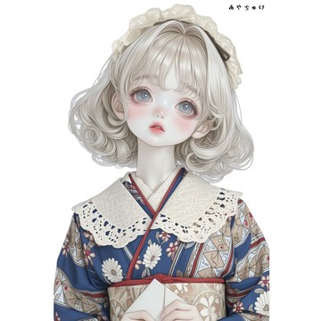 【9 月新作】07-143-0353 人物貼紙 幻想復古浪漫喫茶