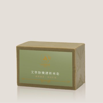 ［台灣穀堡］AVENUE 艾馥洣系列 清新抗菌艾草米皂 200g 米皂 艾草皂 平安皂 芙蓉 抹草 玻尿酸 美肌皂