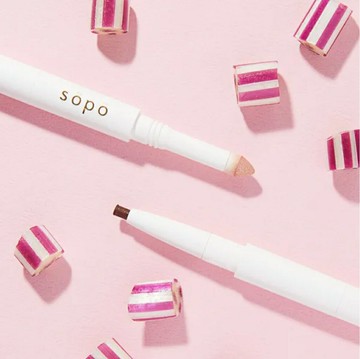 【預購】Söpö Sopo 雙頭眼影眼線筆 漸層眼影棒 漸層 暈染刷頭 眼影棒 眼影筆 日系美妝 日本小眾品牌