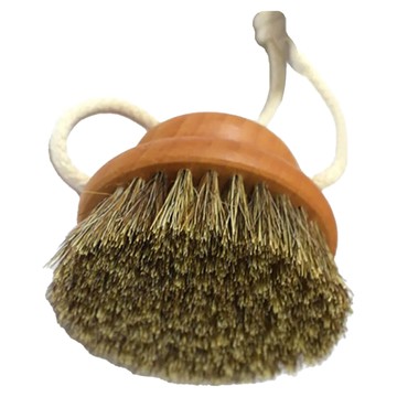 FALLER德國芙樂森詠木香 馬毛植纖身體按摩刷  1個  圓形 棕色  1入