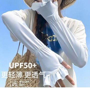 ✨臺灣出貨✨2026新款防曬冰袖手套女春夏薄款防紫外線戶外騎行護手臂冰絲袖套