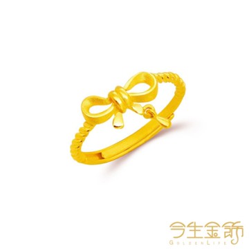 今生金飾 結戀戒 黃金戒指