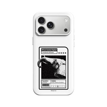 iPhone 17 Pro Max SolidX 白 - RHINOSHIELD X Taipei Zoo - 非洲象：限量卡牌