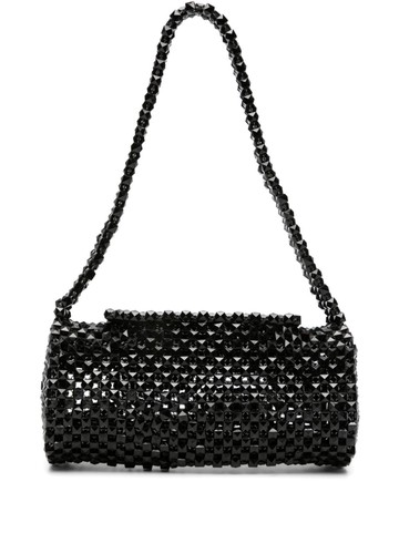 FEBEN - bead-chain cylinder shoulder bag - women - Plastic - One Size - Black