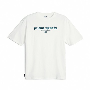 【全館滿額折】 Puma P.Team 白綠 圓領 運動 代言款 休閒 上衣 短袖 男款 H6138【新竹皇家62131665】