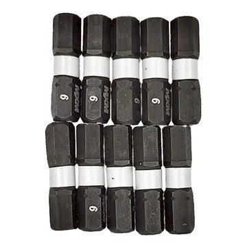 MXM TOOLS 抗衝擊單頭六角型起子頭  1組