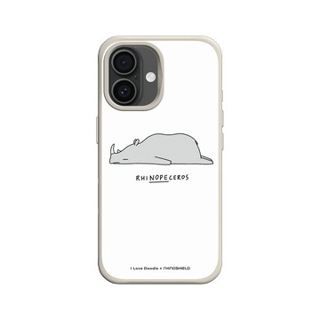 iPhone 16 SolidX 貝殼灰 - ilovedoodle (Lim Heng Swee) - Rhinopeceros 犀牛