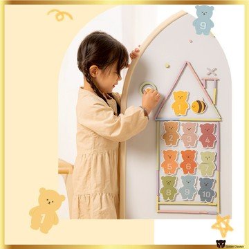 Momsboard 磁性貼紙玩拼圖匹配顏色、數字、水果