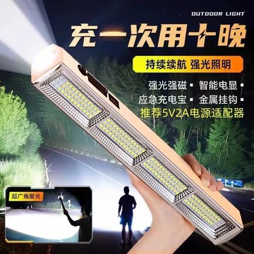 探照燈 投射燈 露營燈 擺攤燈應急照明 USB充電LED 釣魚燈 帳篷營地擺攤夜市 應急停電必備神器 超長續航