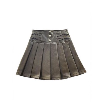 虧本~特價清倉~現貨~2024新款辣妹排扣高腰小個子A字半身裙923R