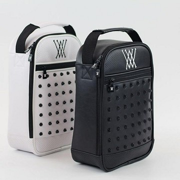 53%新款高爾夫手提便攜運動鞋包 男女款鉚釘款防水大容量收納鞋袋