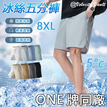 現貨隔日達+預購 大碼冰絲五分褲男 素面短褲 速乾休閒短褲 涼感透氣運動短褲 男排汗短褲 吸濕排汗 鬆緊腰5分短褲男