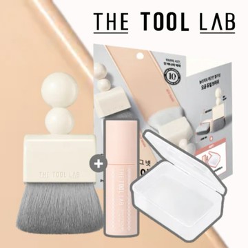 【THE TOOL LAB】磁吸毛孔雙效粉撲+遮瑕膏+收納盒套組