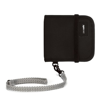 Pacsafe RFIDSAFE V100 防盜皮夾(黑色)(1380)