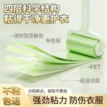 🔥限時下殺🔥不髒手清理 粘毛滾筒反捲膠帶 家用滾刷除毛器 衣服頭髮碎屑清理神器 反向膠帶粘毛滾筒 粘毛滾筒翻卷膠帶