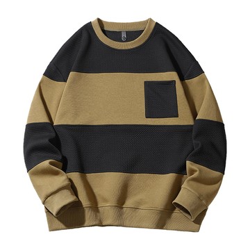 【HOT 本舖】男装2023新款大碼圓領衛衣男士春秋季日系潮流寬鬆套頭青年長袖上衣【控價79】