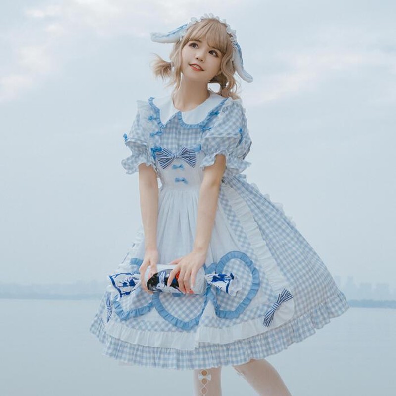 メイド服 ワンピース ロリータ レディース ロリィタ 甘ロリ アリス