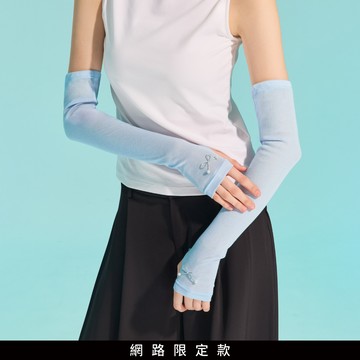 SO NICE 日系珍珠蝴蝶結防曬袖套