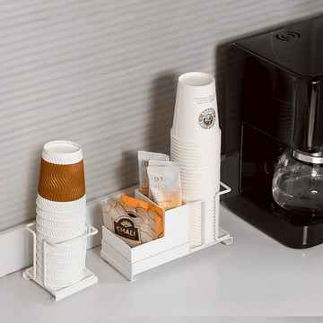[單杯架+杯架帶盒雙搭配] 紙杯杯架 紙杯架 杯架 取杯架 紙杯收納架 衛生杯架