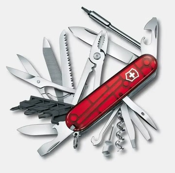 CyberTool 41, ruby,red tran