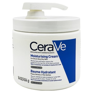 CeraVe 適樂膚 長效潤澤修護霜 附壓頭  454g  1瓶