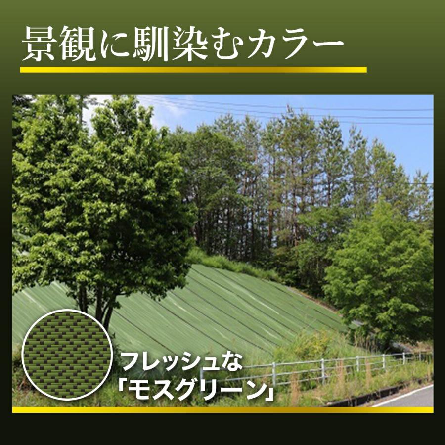 国産防草シート 1m×50m 7年耐候 グランドバリアクロス-7 モスグリーン ブラック 透水 GBC-7 遮光性 雑草防止 雑草対策