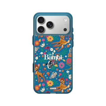 iPhone 17 Pro Max Clear (相機按鈕) 夜幕藍 - 迪士尼-經典系列 Disney Classics - 小鹿斑比 Bambi - Flower Pattern