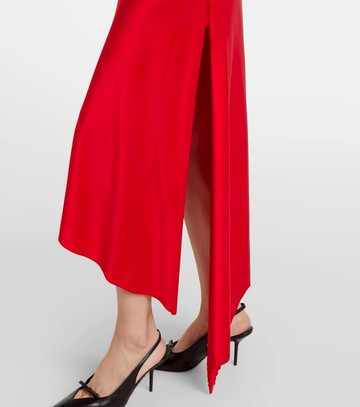 Victoria Beckham Twist ruched jersey midi dress