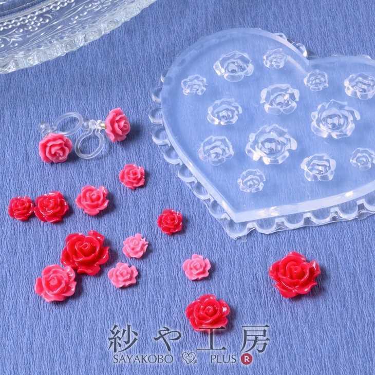 ꫛꫀꪝ✧‧˚ミニ薔薇♡レジン♡ - アクセサリー(女性用)