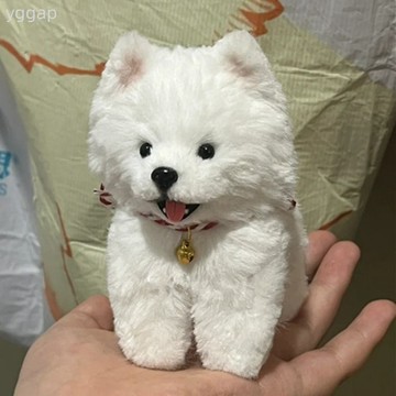 台灣出貨 小狗diy材料包自製成品送女生羊絨手工玩偶小貓狗毛條製作