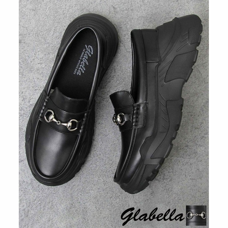 エーエムエス Glabella グラベラ チャンキーソール ダッド ビットローファー 厚底 ハイソール ダッドスニーカー メンズ ブラック L A M S 通販 Lineポイント最大1 0 Get Lineショッピング