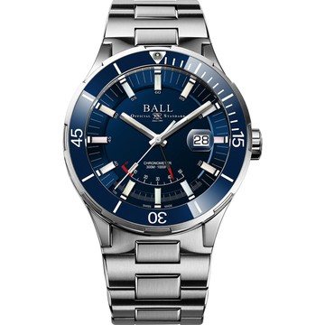 Ball Roadmaster 天文台認證動力儲存機械錶 男錶 手錶-DP3306A-S2CJ-BER/藍 43mm