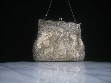 輝煌年代 OLD ERA _早期台灣製手工製貴夫人珠珠包