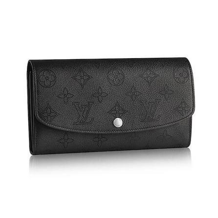 Louis Vuitton M60143 Iris Wallet , Black, One Size