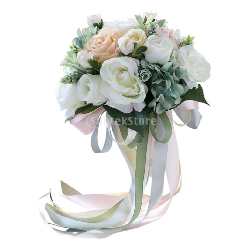 ウェディングブーケ ブーケ 花束 フラワー 造花 薔薇の花