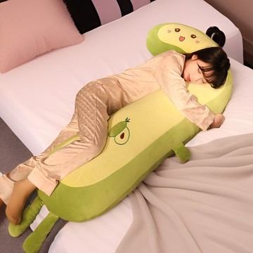 ??快速出貨 可開發票 可愛毛絨玩具玩偶懶人布娃娃大號公仔抱枕女生長條枕睡覺夾腿床上
