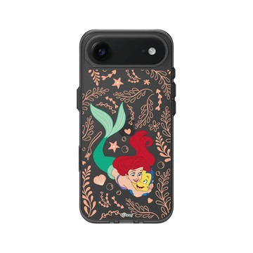 iPhone Air Clear (相機按鈕) 酷墨灰 - 迪士尼-公主系列 Disney Princess - 愛麗兒公主