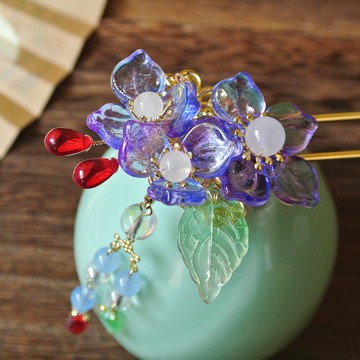 花落時髮釵/髮簪/髮梳