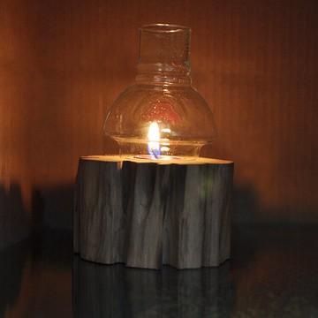 泰國工藝品東南亞特色裝飾實木創意原生態柚木燭臺泰式浪漫燭臺1入