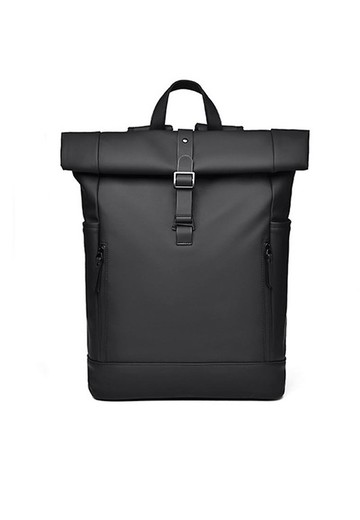 皮質休閒旅遊背包 2366 黑色